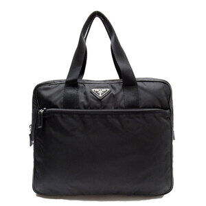 Prada Tessuto Nylon Briefcase black